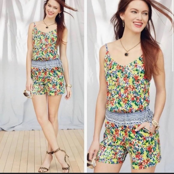 CAbi Pants - CAbi Fiesta Floral Romper